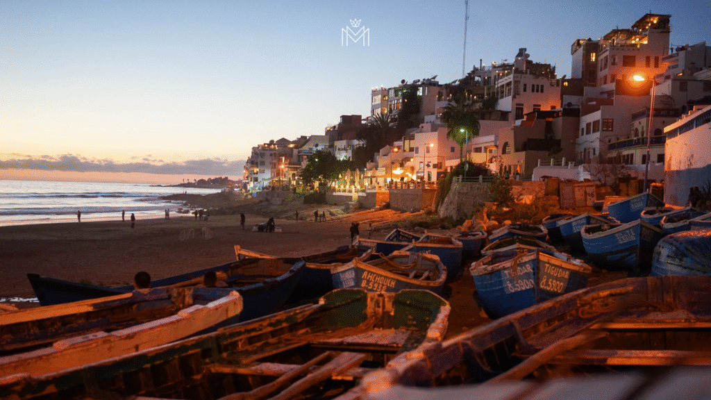 an amazing view in taghazout in morocco an amazing view in taghazout in morocco